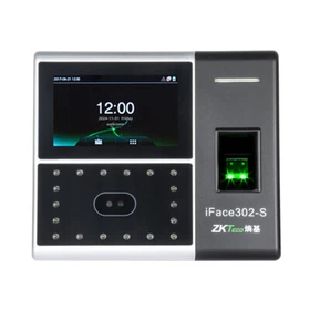ZKTeco iFace302-S Face Fingerprint Identification Time Attendance Access Control