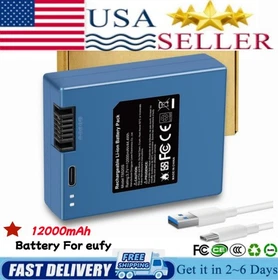 Rechargeable Battery for eufy  S330 E330 S230 S231 S220 T8520S 12000mAh US