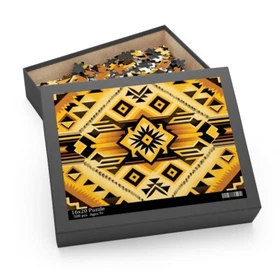 Puzzle (120, 252, 500-Piece) Southwestern Navajo Pattern Native American Aztec