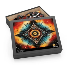 Puzzle (120, 252, 500-Piece) Southwestern Navajo Pattern Native American Aztec