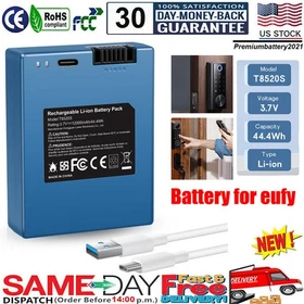 ✅12000mAh Battery for eufy Security Smart Locks-For S330/E330/S230/S231/S220 NEW