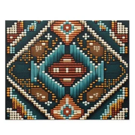 Puzzle (120, 252, 500-Piece) Southwestern Navajo Pattern Native American Aztec