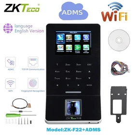ZKTeco F22 Access Control WiFi TCP/IP ID ADMS Fingerprint Time Attendence System