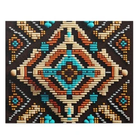 Puzzle (120, 252, 500-Piece) Southwestern Navajo Pattern Native American Aztec
