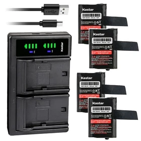 Kastar Battery Dual USB Charger for Motorola T100 T100TP TLKR T80 EXTREME M53617