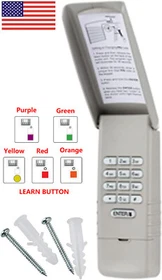 877MAX 878MAX Wireless Keypad for Liftmaster Chamberlain Garage Door Opener US/