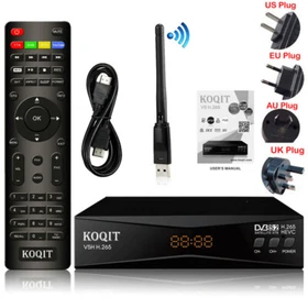 FTA Satellite Receiver Decoder Finder H265 DVB S2 Media Streaming Meecast Tv box