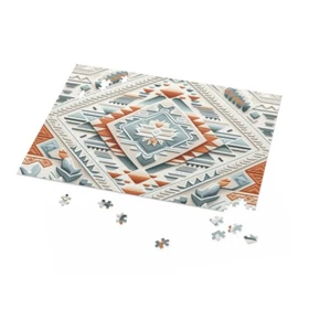 Puzzle (120, 252, 500-Piece) Southwestern Navajo Pattern Native American Aztec