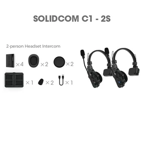 Hollyland Solidcom C1 4S 6S 8S full-duplex Wireless Intercom Headset System 1100