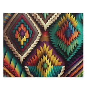 Puzzle (120, 252, 500-Piece) Southwestern Navajo Pattern Native American Aztec