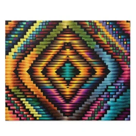 Puzzle (120, 252, 500-Piece) Southwestern Navajo Pattern Native American Aztec