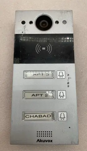 R20BX3 AKUVOX Sip Video Door Intercom Rfid Flush Mount Unit