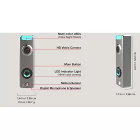 ADC-VDB106X ALARM Com Video Doorbell Wifi Line #3
