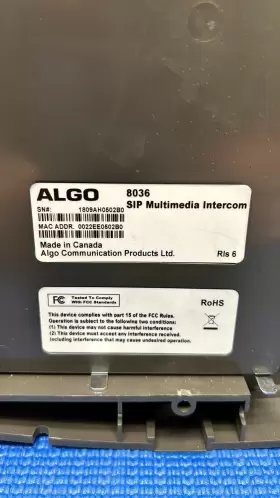 8036 ALGO Ip Multimedia Intercom #3