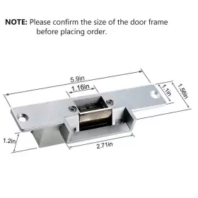190373224384 AMOCAM Electric Strike Lock Mortise Fail Secure #3