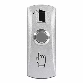 190373225251 AMOCAM Panel Door Push Buttons Zinc Alloy Exit #2