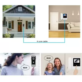 631579375642 AMOCAM Video Door Phone Touch Monitor Wired #3