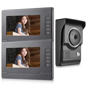 631579375734 AMOCAM Wired Video Intercom Doorbell Lcd Monitor