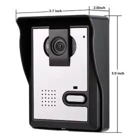 647726601120 AMOCAM Wired Video Intercom Doorbell Lcd Monitor #3