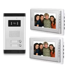 647726601502 AMOCAM Video Intercom Monitor Wired Doorbell