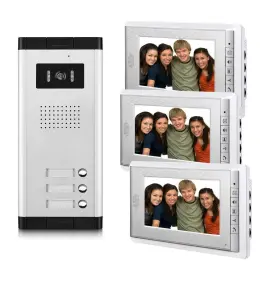 647726601519 AMOCAM Video Intercom Monitor Wired Doorbell