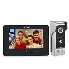 70H4-A02 AMOCAM Wired Video Door Phone Ir Camera Dual Kit