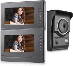 70N-H02 AMOCAM Wired Video Intercom Doorbell Lcd Monitor Door