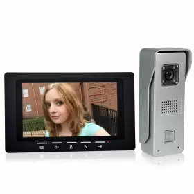721927700292 AMOCAM Video Intercom Monitor Wired Doorbell Kit