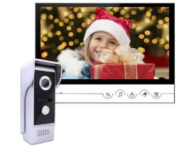 90R-M41 AMOCAM Wired Video Doorbell Intercom Monitor Door
