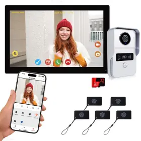 VD0210-2W AMOCAM Wifi Video Intercom Doorbell Camera Touc