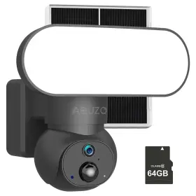 199284189461 AQUZO Solar Cameras Bright Floodlight