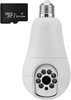 PZ-VW47-AWNC ARMIDO Wireless Light Bulb Security Camera Wifi