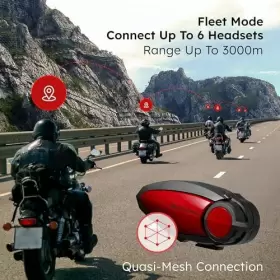 785104921498 BIKECOMM Bluetooth Intercom Headset Helmet #2