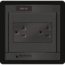 632085014797 BLUE SEA SYSTEMS Panel Ac Dual Outlet