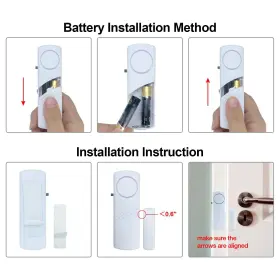 717021465878 SECURITY Magnetic Burglar Alarm Wireless Sensor #3