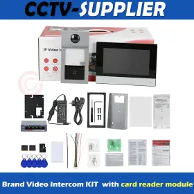 INTERCOM-04C SWITCH Card Reader Video Door Station Poe Tf Kit