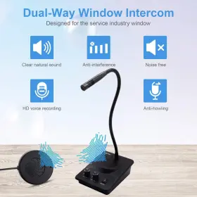 779584902580 CALLTOU Window Speaker Intercom Counter Bank #3
