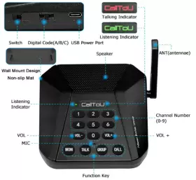 CI05-CTU CALLTOU Security Intercoms Channels Wireless Pack #2