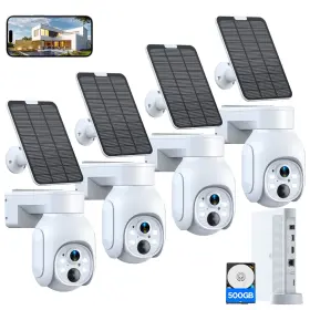 SC23C CAMCAMP Security Cameras Wireless Subscription Solar