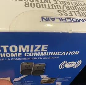 NTD2 CHAMBERLAIN Wireless Intercom #3