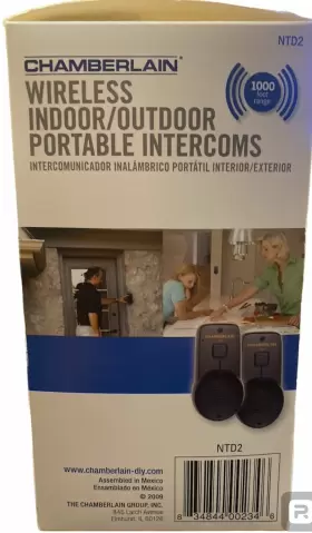 NTD2 CHAMBERLAIN Wireless Intercom
