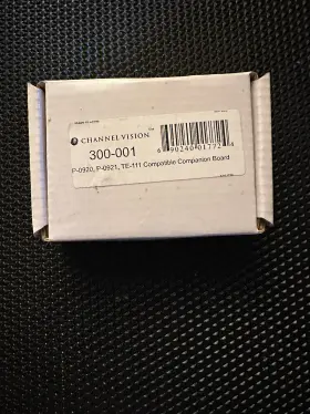 300-001 CHANNEL VISION Companion Board