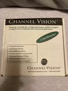 DP-0282P CHANNEL VISION Front Door Intercom Solid Plate