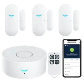 CHAF821 CHATTHEN Alarm Security Door Window Sensors Remote