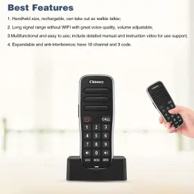 631661960046 CHTOOCY Intercoms Wireless Channel Rechargeable #3