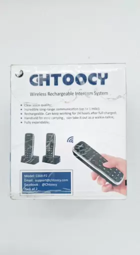 C668-P2 CHTOOCY Channel Wireless Intercom Rechargeable House
