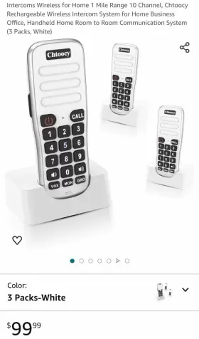 C668-P3 CHTOOCY Intercoms Wireless Channel Rechargeable #2