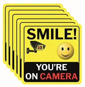 750363590327 CLEVER SIGNS Smile Youftre Camera Sign Double