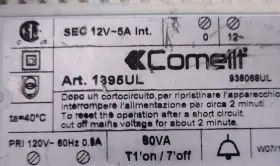 1395UL COMELIT Intercom Art #2