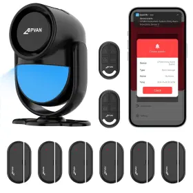 CP2W CPVAN Alarm Wifi Motion Sensor Wireless Smart Door Wind
